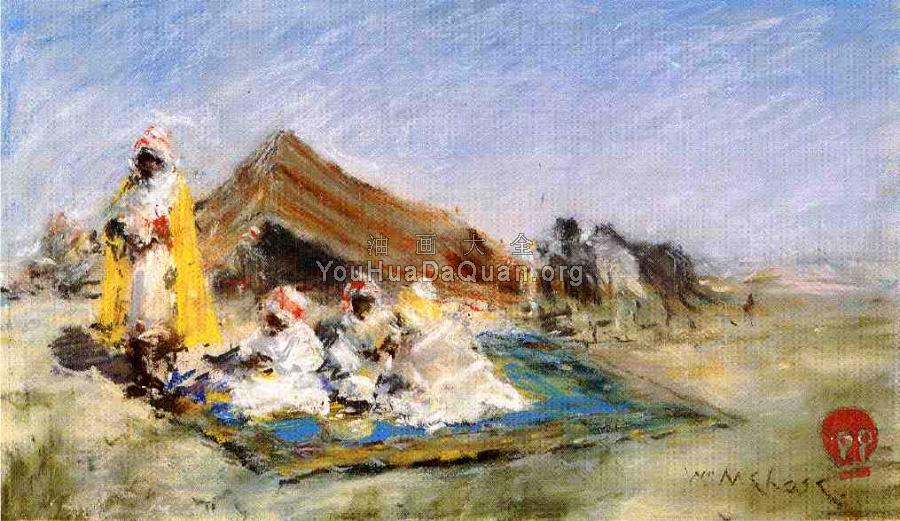 Arab Encampment - 威廉·梅里特·查斯